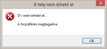A meghajtók listájában megjelenő titkosított