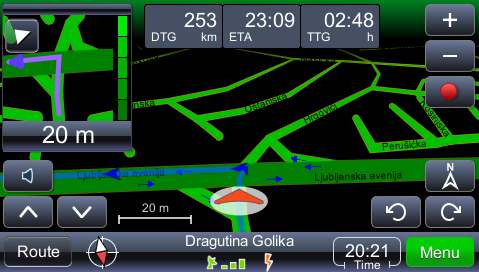 Automated setting takes into account the expected dusk/dawn time based on the position read from GPS sensor and the date of the year.