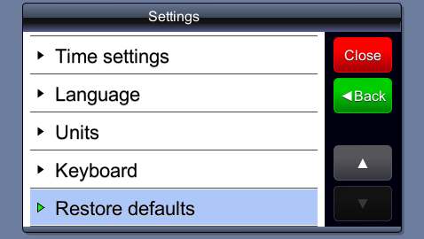 6.8. Factory settings 7.
