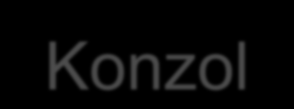 Konzol A karakteres felület a konzol Több virtuális konzol van linuxban.
