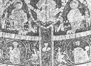 Szent István képe a paláston. (A koronázási palást részlete) Egykor az igazgyöngyöket gyöngysorok, gyöngyfőzések készítéséhez általában már kifúrva szállították.