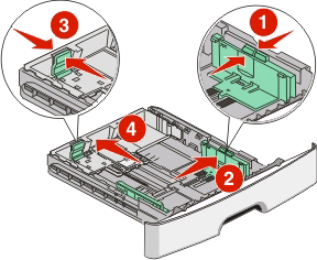 Ne távolítsa el a tálcákat egy feladat nyomtatása közben, és amikor a Foglalt jelzőfény-sorozat világít a nyomtató vezérlőpaneljén. Ha így tesz, az elakadást okozhat.