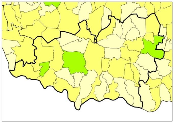 60 1.7-14. ábra: Száz lakosra jutó adófizetők száma, 2007-2012, fő Forrás: Lechner Nonprofit Kft.
