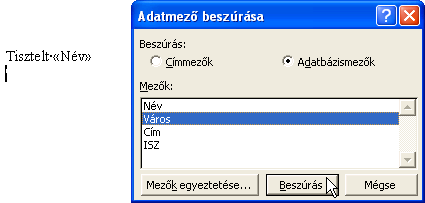70 í r t a : V i d a A t t i l a - w w w. h a n s a g i i s k. h u Adatforrás megnyitása Ugyanúgy megkeresheted az előkészített adatforrásodat, mint a varázsló 3. lépésénél. Pl.