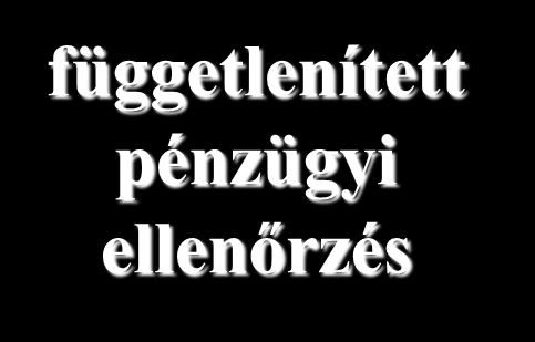 Államkincstár függetlenített pénzügyi ellenőrzés APEH Pénzügyminisztérium