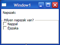 238 A Visual Studio ban az IntelliSense nem támogatja az adatkötéseket, így a Binding et sem fogja felajánlani, nekünk kell beírni.