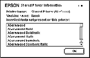 . Kattintson a Setup (Beállítás) gombra, adja meg a jelszót a nyomtatóhoz, majd kattintson az OK gombra. Megjelenik a Printer Setup (Nyomtatóbeállítás) párbeszédpanel.