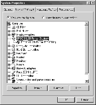 . Kattintson a Device Manager (Eszközkezelő) fülre.