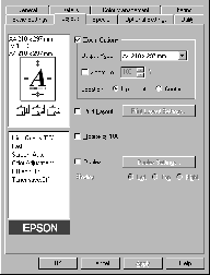 Ha a More Settings (További beállítások) párbeszédpanelen akkor módosítja valamelyik beállítást, amikor a Basic Settings (Alapbeállítások) panellapon egyik saját beállítása van kijelölve, a listán ez