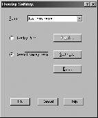 5. Kattintson a Create Overlay Data (Sablonadatok létrehozása) választókapcsolóra, majd a Settings