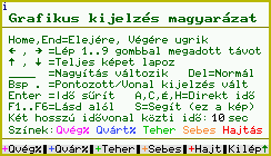 4.2 Grafikus megjelenítés Belépés: leállított állapotban (Shift+F5) F11=Diagr. gombbal.