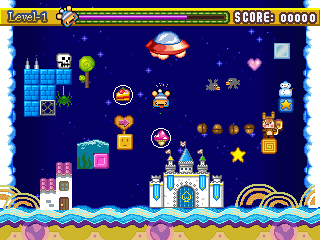 Four Boxes MINIGAME- Airborne Alien MINIGAME- Gliding Apple Girl Right