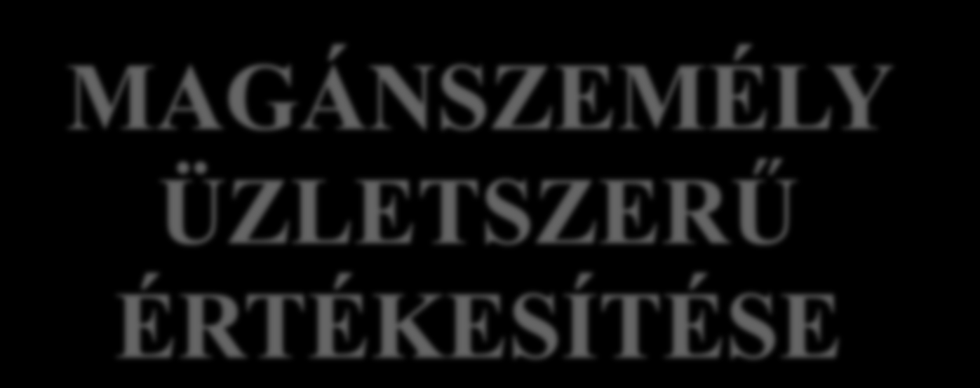 MAGÁNSZEMÉLY