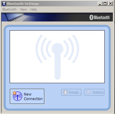 lépés: Nyissa meg a Bluetooth kezelő szoftvert. (Bluetooth Settings) 3.