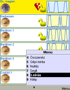 Funkcionális képernyőképek Az előző két játék kapcsán is megemlített (a horgász esetén meg is indokolt) indító képernyő és azok parancsai láthatóak itt. 5.21.