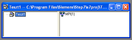1. Program indítása: SIMATIC STEP 7 v5.3 (Siemens S7300 programozása) 2.