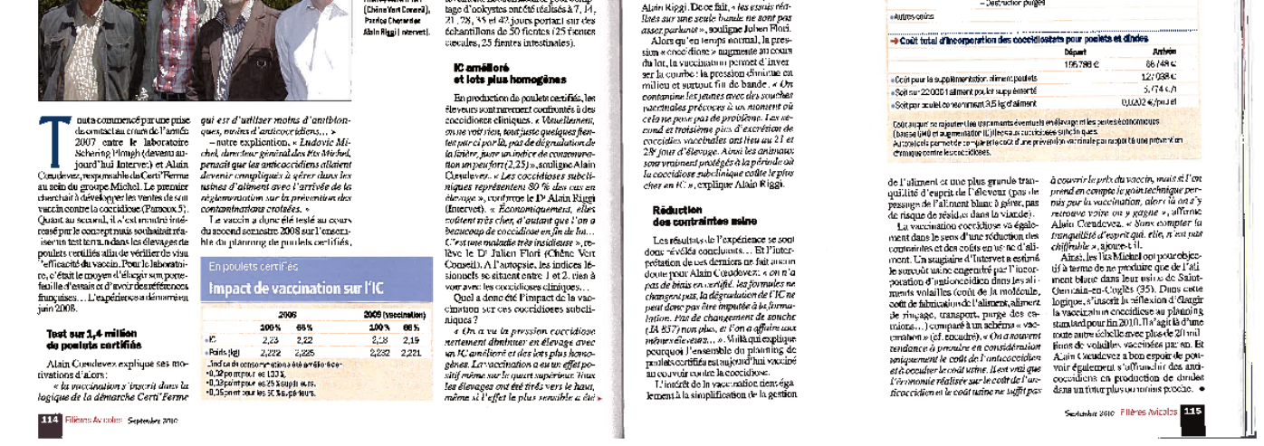 akarták a döntésüket: «Filières Avicoles» 2010.
