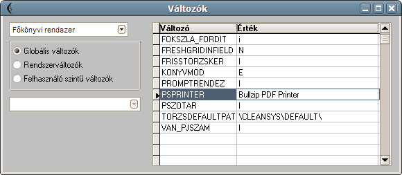 Beállítások a PRECÍZ Integrált ügyviteli rendszerben A Bullzip PDF nyomtató telepítése után indítsuk el a Precíz programot.