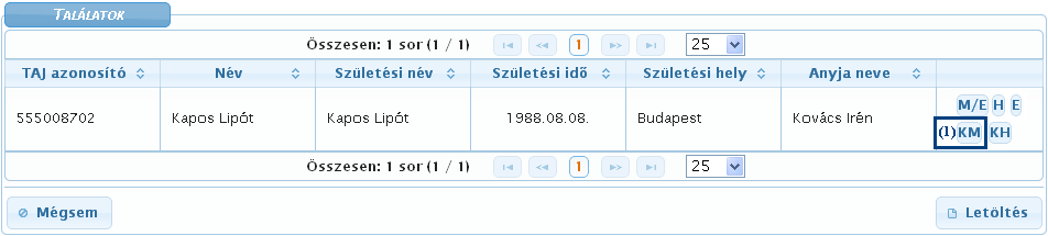 4.1.2. Kezdeti adatfeltöltés: megállapodás Ez a funkció azon megállapodások manuális rögzítésére szolgál, amelyek a KENYSZI rendszer használatának kezdetén (2012.03.01-jén) már érvényben vannak.