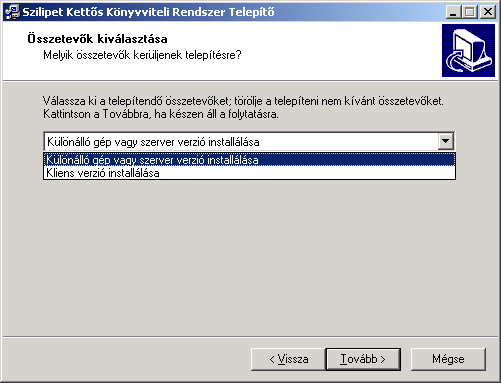 Szilipet programok telepítése Hálózatos (kliens/szerver) telepítés Windows 7 operációs rendszer alatt segédlet A Szilipet programok az adatok tárolásához Firebird adatbázis szervert használnak.