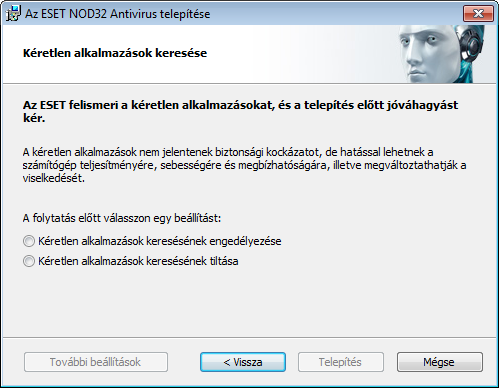 2.2 Offline telepítés Az offline telepítőcsomag (.msi) elindítása után a telepítővarázsló végigvezeti Önt a telepítési folyamaton.