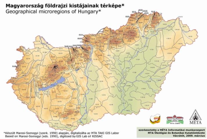 1.6.4 Geográfia Paks 30 km sugarú környezete az Alföldön, a Duna által kettéválasztva,