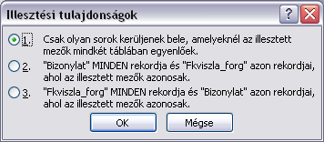 8 ACCESS GYAKORLATOK 1.5. ábra: Táblák kapcsolatait meghatározó (kapcsolattervezı) felület ACCESS-ben 1.6.