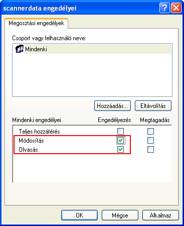 Használat előtti előkészületek MEGJEGYZÉS: A következő leírásban bemutatott példa Windows XP képernyőképeken alapul. A részletek az operációs rendszer típusa függvényében eltérőek lehetnek.