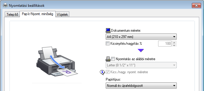 3. Dokumentumok kinyomtatása Nyomtatási munka törlése 1. Ha hibaüzenet jelenik meg, nyomja meg a [Törlés/Stop] gombot.