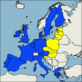 Európa újraegyesítése 2004: A huszonötök Észtország Lettország