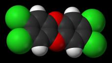 Dioxinok PCDD (Poliklórozott Dibenzo-p Dioxinok) A PCDD-k olyan aromás vegyületek gyűjtőneve, amelyek az 1,4-dioxin -9 számú ábra (jobb felső)- és két benzolgyűrű kondenzálódásából létrejövő