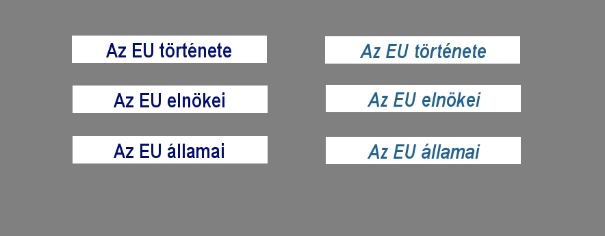 A kép 900*300 képpont méretű legyen. A munkához használd az eu-flag.jpg forrásképet, melyet a 2. feladatban kellett elkészítened. A fejléc tartalmazzon egy 10 képpont szélességű fehér szegélyt.