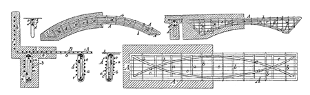 Monier s patents Monier s arch bridge Monier szabadalmai Monier féle