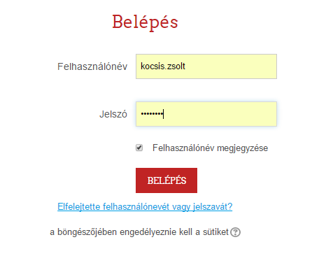 belépni az Oktatási Portálra.