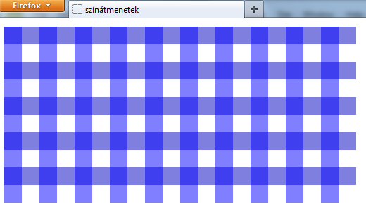 div { width:500px; height:250px; background-image:-webkit-linear-gradient(45deg, #CFF 25%, transparent 25%, transparent 75%, #CFF 75%, #CFF), -webkit-linear-gradient(-45deg, #CFF 25%, transparent