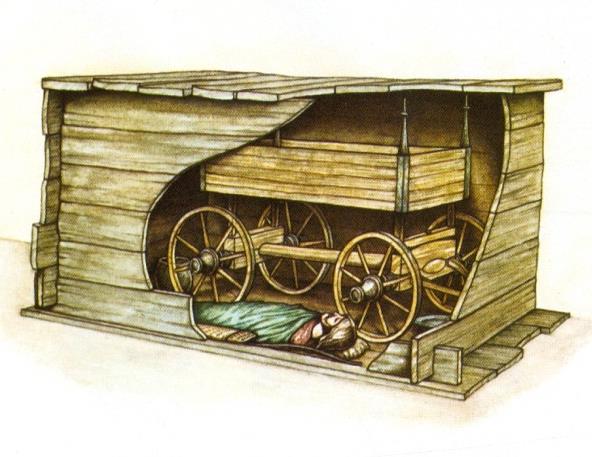 Sírhalom / Hochmichele / a heunebergi várhoz tartozó sírhalmok / Ø 80 m / 13 m magas / Közép-Európa legnagyobb ismert