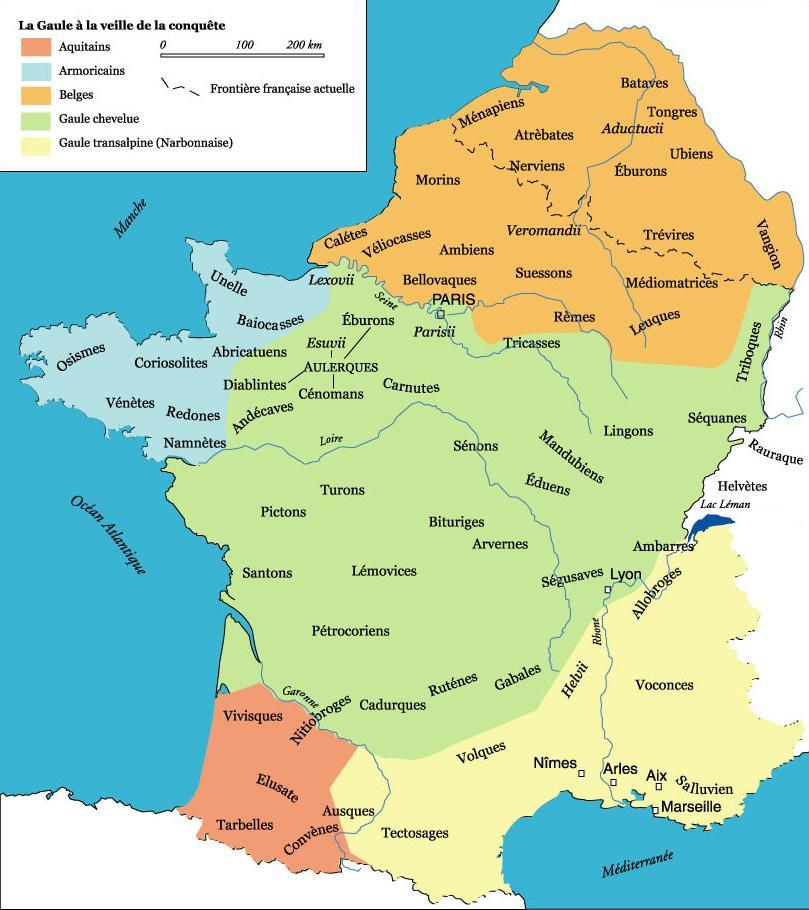 ) Aquitánia: a Garrone-tól délre és nyugatra / Kr.e. VI. szd.