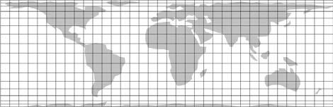 szembetűnő Mercator-féle szögtartó