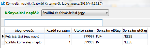 Adatfülek Az adatfülek (jelenleg 9 fül látható) mögött csoportosított törzsadatok állnak, melyek kitöltésére csak szükség esetén kerül sor.