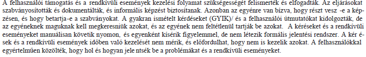 A rendkívüli események kezelése és a