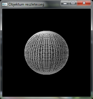 5.3. MEGVILÁGÍTÁS ÉS ÁRNYALÁS 79 (a) Alacsony részletességű drótvázas gömb (b) Nagy részletességű drótvázas gömb (c) Alacsony részletességű kitöltött gömb (d) Nagy részletességű kitöltött gömb 5.1.