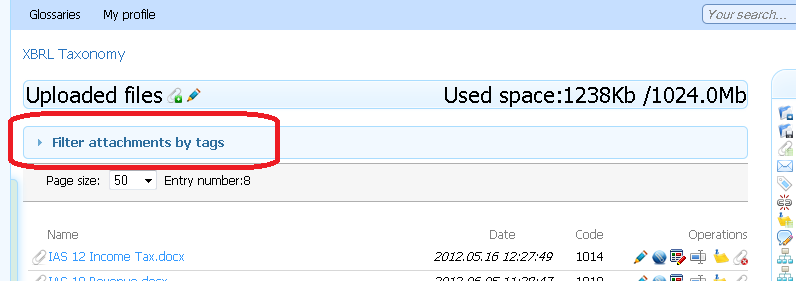 Visszatérve az S46000 Állományok kezelése képernyőre S46T02 Used space S46T02 Used space Here you can see how much space is used from the freely available 1024.0 Mb.