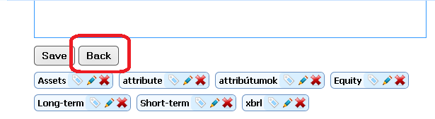 Type a short description about the tag in this field. You can explain the meaning of the tag and which entries they are linked to. S59B01 Save S59B01 Save tag Click the Save button to save the tag.