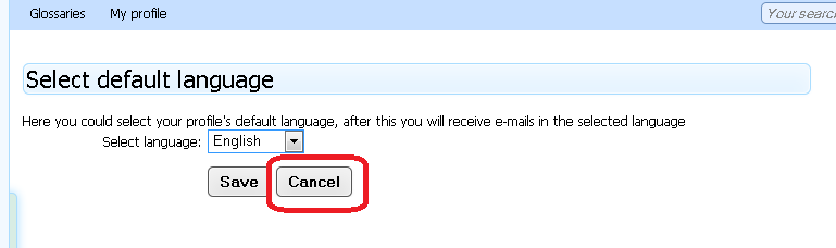 S16B01 Save S16B01 Save Save your profile changes by clicking the Save button.