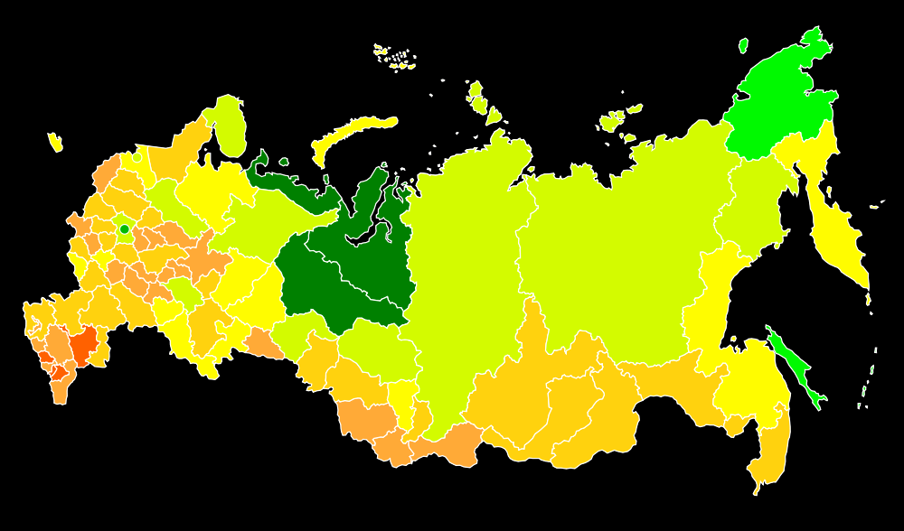 Statisztika Oroszország számokban 17 millió km2 21 Köztársaság 143 millió fő 9 Határterület 46