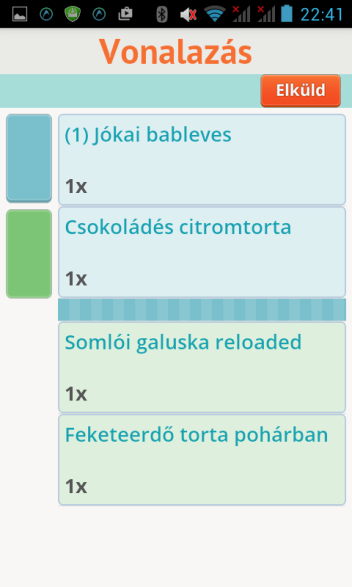 Lehetséges problémák Két egyforma tételem van, de csak az egyikhez akarok megjegyzést fűzni Ilyenkor a Klinng!