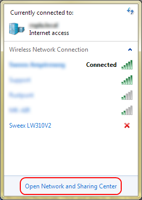 központ (Network and Sharing Center) alatt kattintson a Vezeték nélküli hálózatok kezelése ( Manage wireless networks ) lehetőségre: 3 Megnyílik a Vezeték nélküli hálózatok kezelése (Manage Wireless