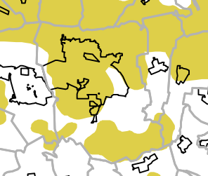 29 Tájképvédelmi szempontból kiemelten kezelendő terület övezete (3/5.
