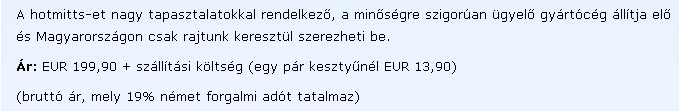 hotmitts Fűthető