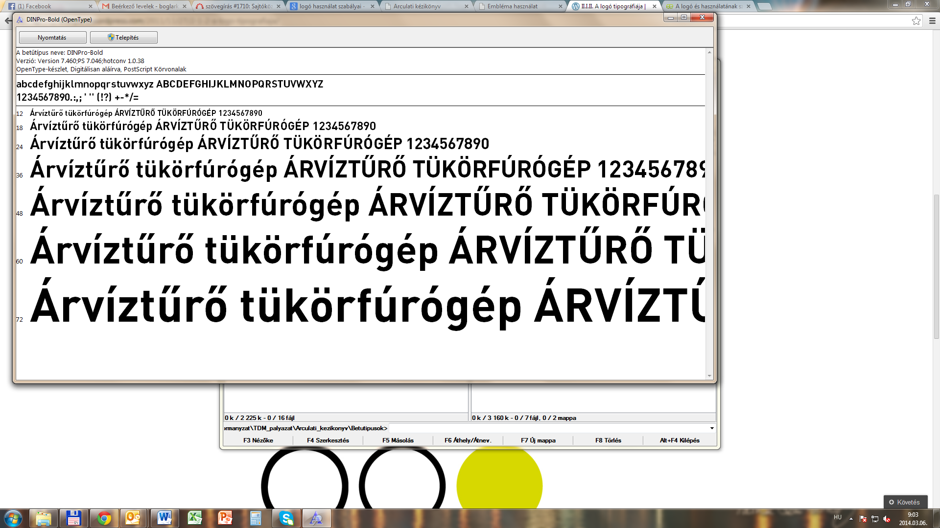 DinPro A DinPro egy újabb serif betűtípus, melyet 1995-ben Albert Jan Pool készített német standard alapján. Optimális képernyős megjelenítéshez és nyomdai anyagokhoz.